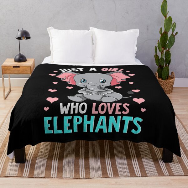 Item preview, Just A Girl Who Loves Elephants designed and sold by SkylerKason.