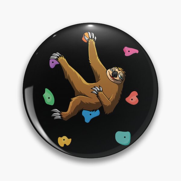 Item preview, Funny Sloth Bouldering Rock Climbers designed and sold by alice12S56.