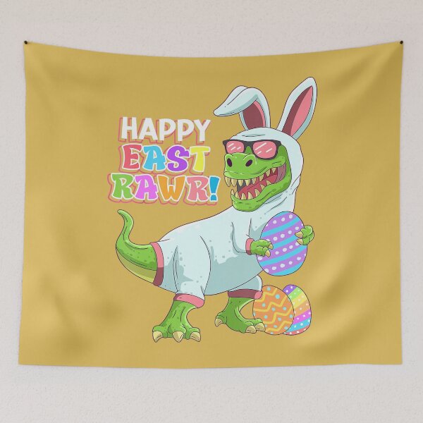 Item preview, Dinosaur Easter Day Happy  designed and sold by cocanut.