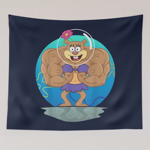 Item preview, Mademark x SpongeBob SquarePants  Sandy Cheeks Muscle designed and sold by KoihaiTeamin.