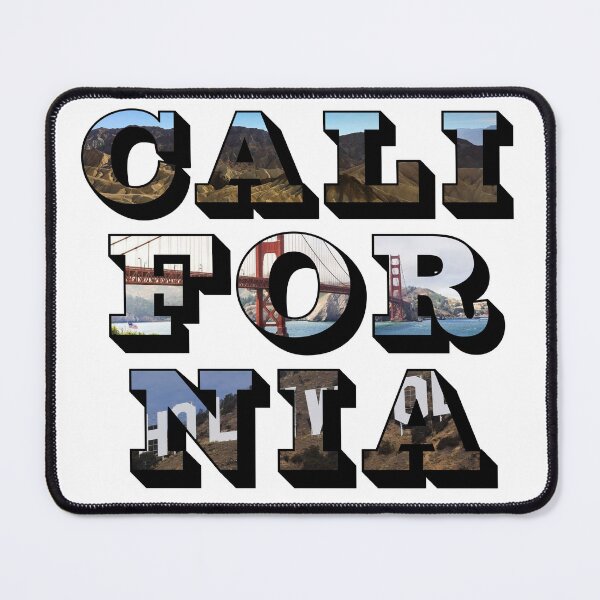 Item preview, California w/ National Landmarks designed and sold by Pajamurai.