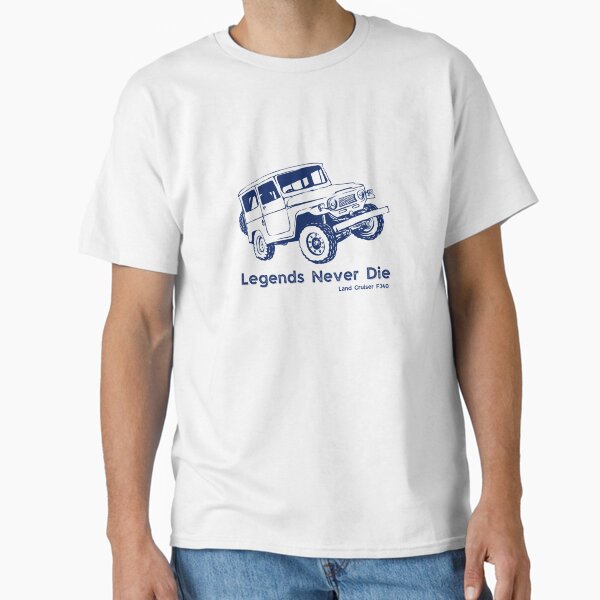Item preview, Legends Never Die | FJ Cruiser | 4x4 Legends | Land cruiser FJ designed and sold by Duncan Udawatta  | The Mugzz Shop.