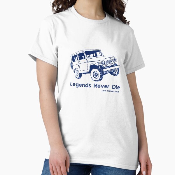 Item preview, Legends Never Die | FJ Cruiser | 4x4 Legends | Land cruiser FJ designed and sold by Duncan Udawatta  | The Mugzz Shop.