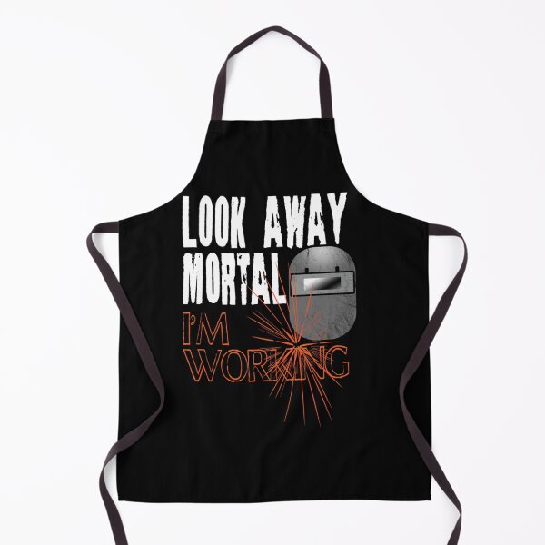 Item preview, Funny Welder Shirts Look Away Mortal I'm Working Welding Tee designed and sold by alice12S56.