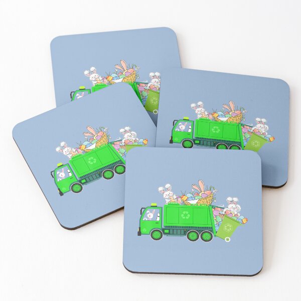 Item preview, Bunny Riding Garbage Truck  designed and sold by cocanut.
