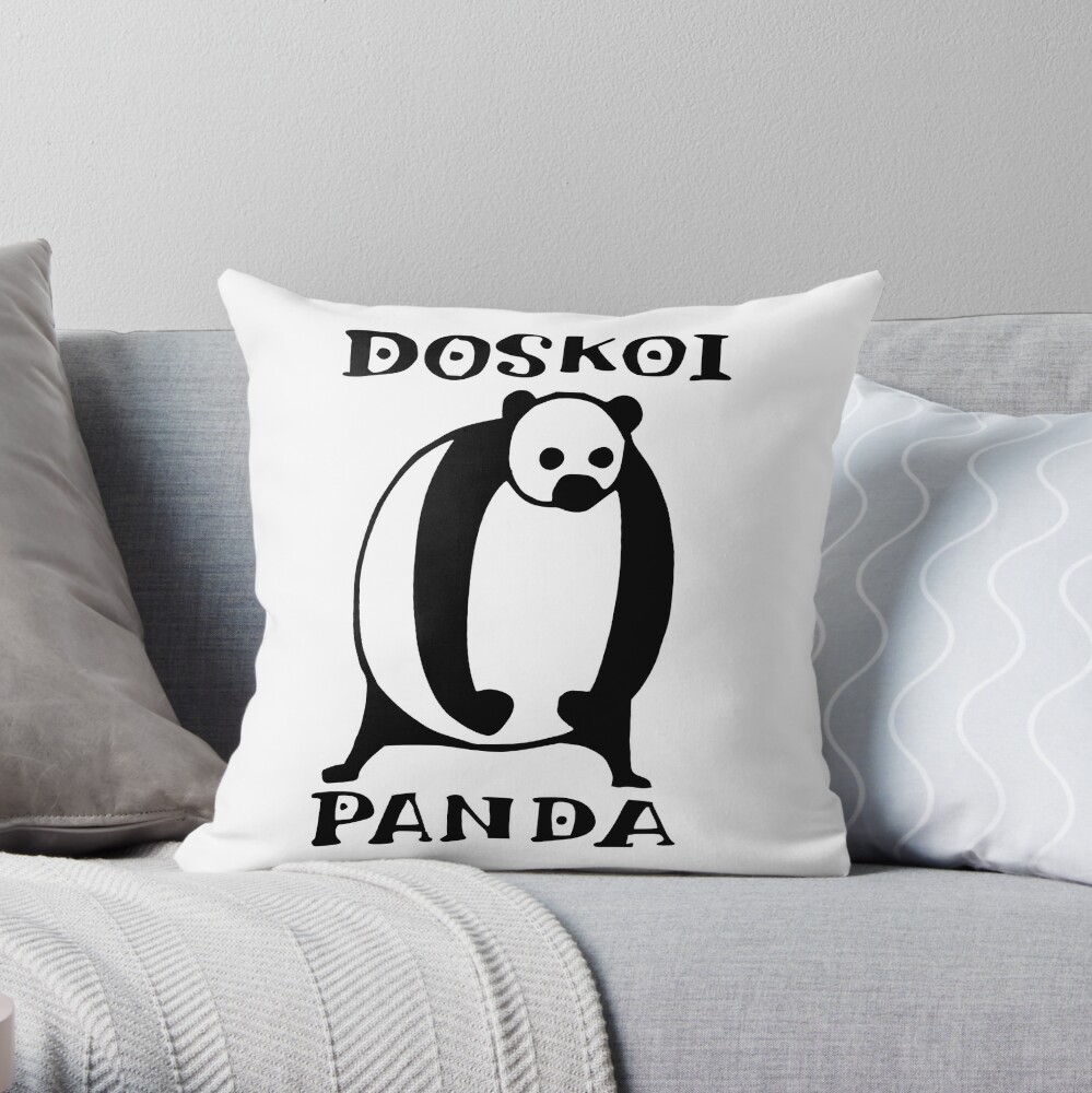 panda throw pillow