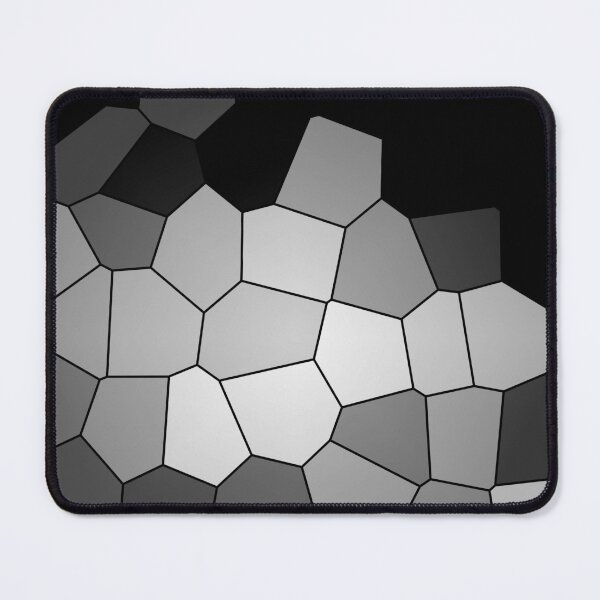Item preview, Black and white mosaic with abstract shapes designed and sold by Your Happy Life.