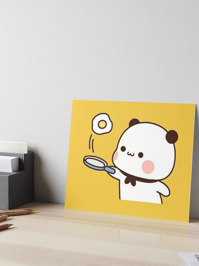 Masterchef Bubu Is Frying Egg for Dudu, Panda Bear Bubu and Dudu Couple Art  Board Print for Sale by Collins Gonzales