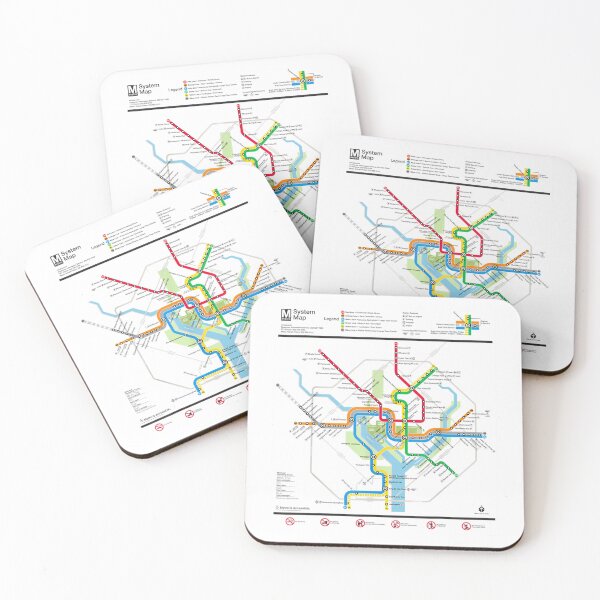 Item preview, Washington DC Metro Map Silver Line designed and sold by LovakiTarebio.