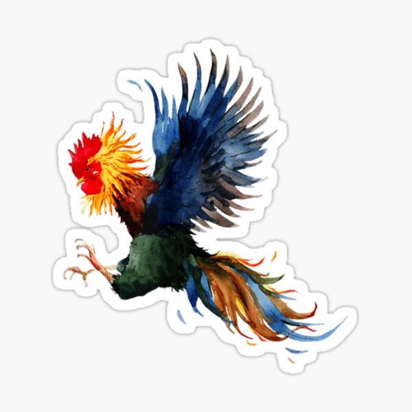 rooster tattoo japan 4691542 Vector Art at Vecteezy