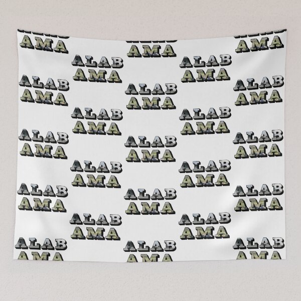 Item preview, Alabama w/ National Landmarks designed and sold by Pajamurai.