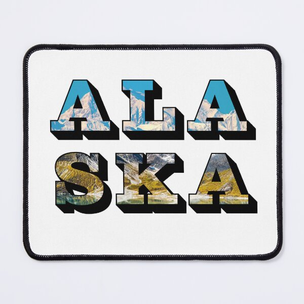 Item preview, Alaska w/ Natural Landmarks designed and sold by Pajamurai.