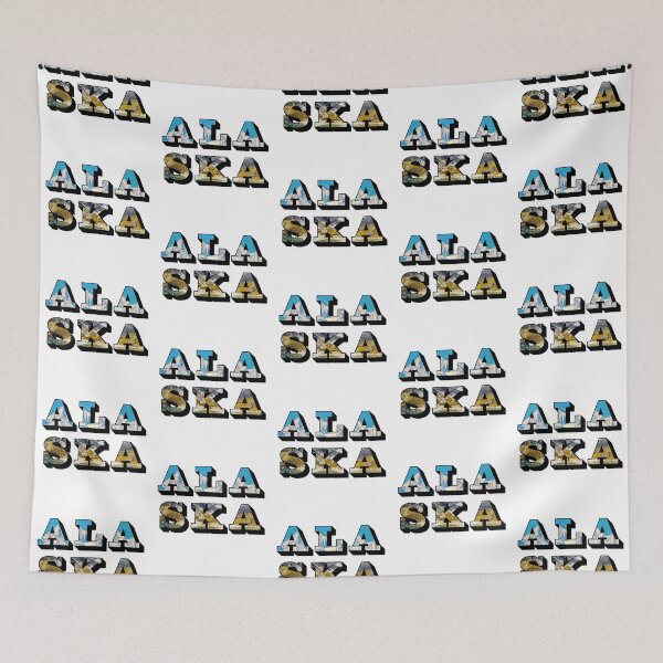 Item preview, Alaska w/ Natural Landmarks designed and sold by Pajamurai.
