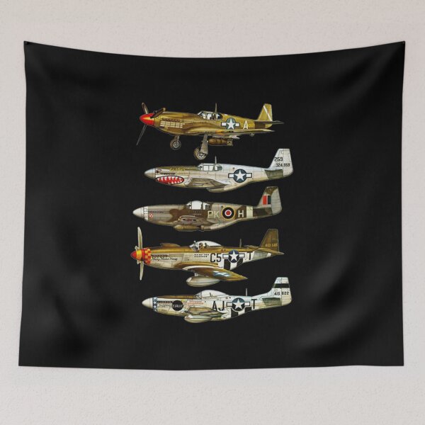 Item preview, North American P-51 Mustang WW2 Fighter T-Shirt designed and sold by Lieabs08.