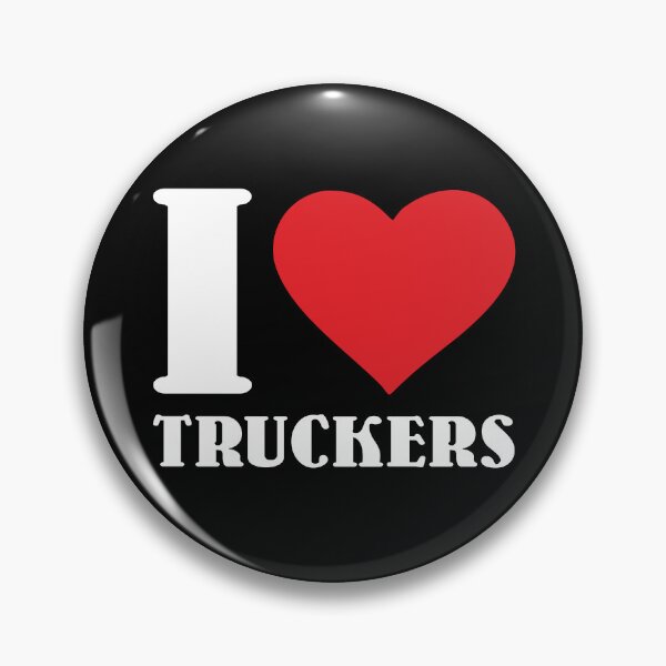 Item preview, I Love Truckers Red Heart Truck Driver Lover Truckers Support Gifts  designed and sold by alenaz.