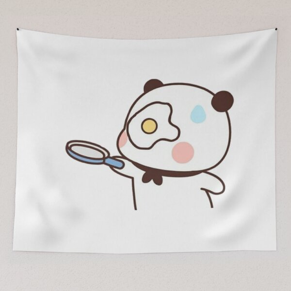 Item preview, Masterchef Bubu Is Frying Egg for Dudu 2, Panda Bear Bubu and Dudu Couple designed and sold by Collins Gonzales.