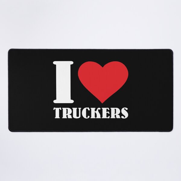 Item preview, I Love Truckers Red Heart Truck Driver Lover Truckers Support Gifts designed and sold by alenaz.