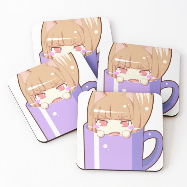 Item preview, Holo in a mug || Anime girl  designed and sold by AszaAri.