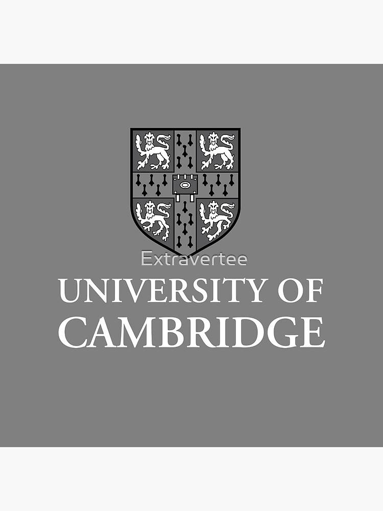 "UNIVERSITY OF CAMBRIDGE" Poster for Sale by Extravertee Redbubble