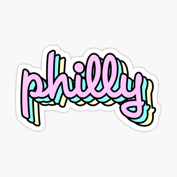 philly retro Sticker