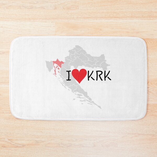Item preview, "I Love Krk" designed and sold by MC Art Studio.