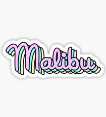 malibu retro Sticker