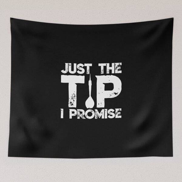 Item preview, Funny Just The Tip I Promise Dart Darts Player Gift Gear Essential T-Shirt designed and sold by stewaales6.