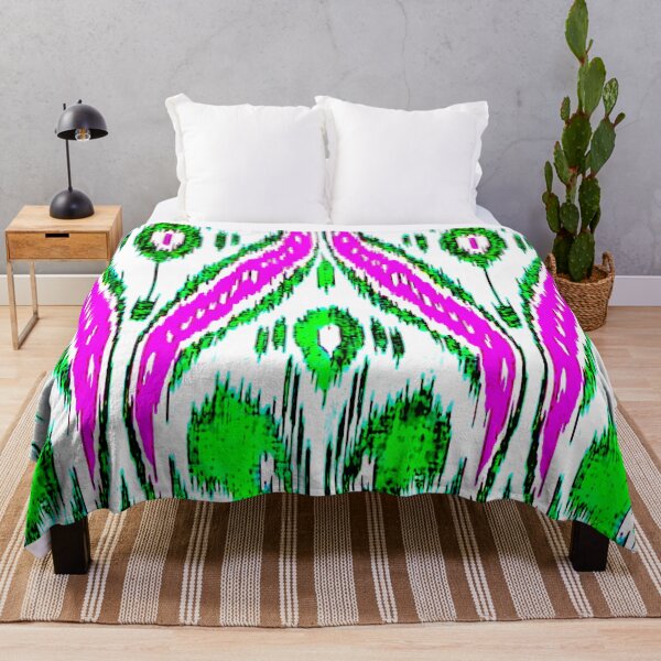 Item preview, Uzbek Ikat floral designs ikat patterns, Uzbek Ikat designs designed and sold by LeFabriqueOuz.