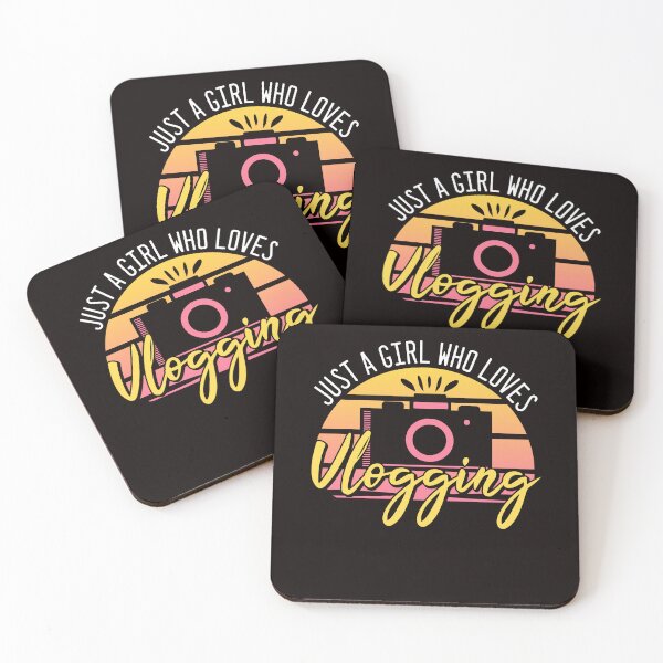 Item preview, Girl Who Loves Vlogging Vlogger Vlog Influencer Videographer designed and sold by TomGiantDesigns.