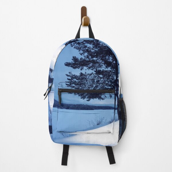 Item preview, Frozen lake on a polar night designed and sold by riku05830.