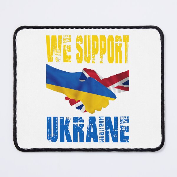 Item preview, Shake hands with Ukraine and United Kingdom hand flag we stand with ukraine designed and sold by Cristan74.