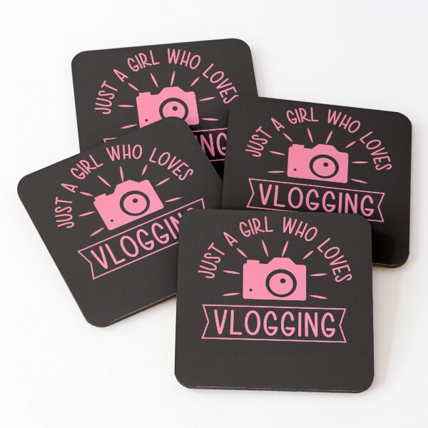 Item preview, Girl Who Loves Vlogging Vlog Vlogger Influencer Videographer designed and sold by TomGiantDesigns.