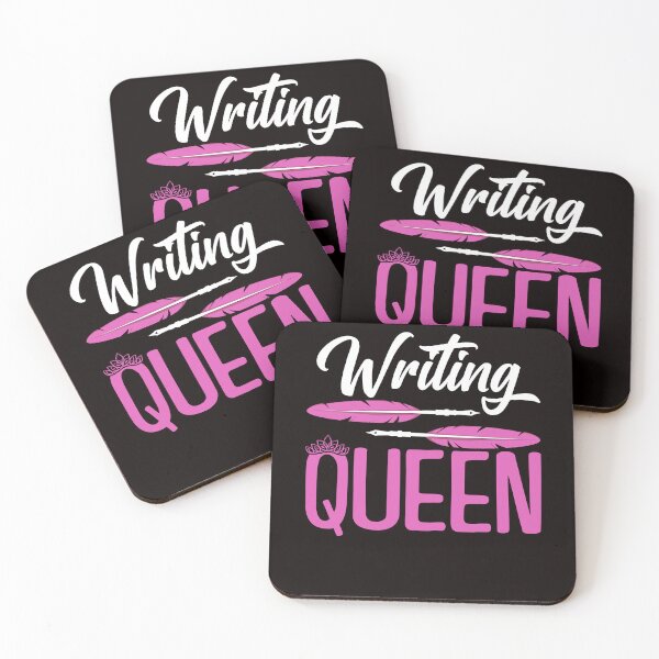 Item preview, Writing Queen Author Writer Bookworm Novelist Blogger Book designed and sold by TomGiantDesigns.