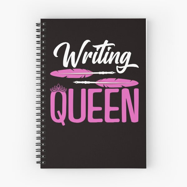 Item preview, Writing Queen Author Writer Bookworm Novelist Blogger Book designed and sold by TomGiantDesigns.