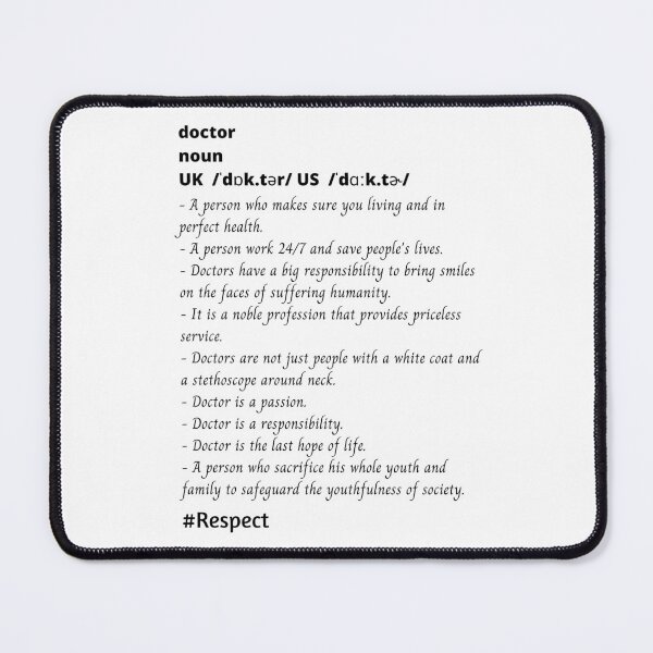 Item preview, Definition of Doctor designed and sold by Nilima Bano ⭐⭐⭐⭐.