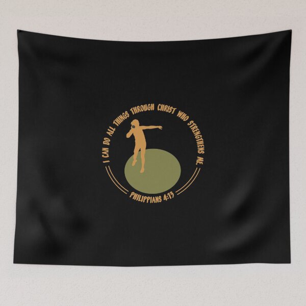 Item preview, Philippians 413 Shot Put Fitted T-Shirt designed and sold by samirdari7.