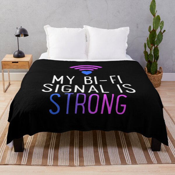 Item preview, My Bi-Fi Signal Is Strong Funny Bisexual Wifi LGBT designed and sold by JodieRilenge.