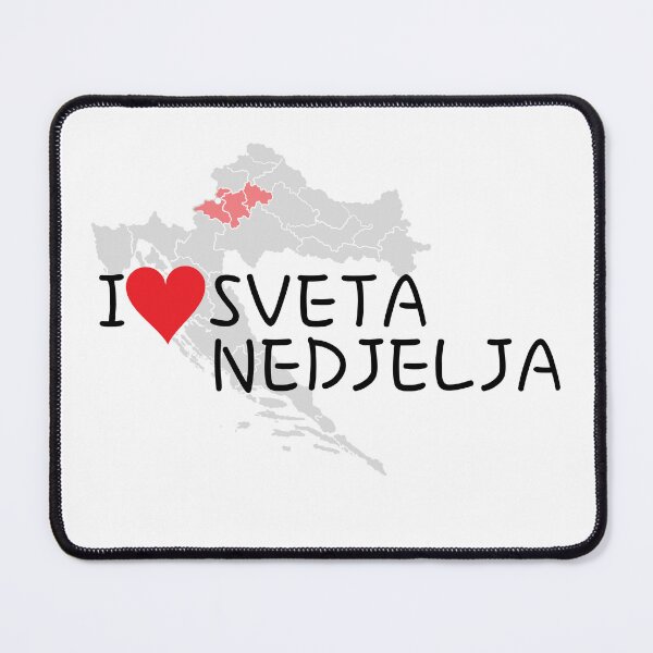 Item preview, "I Love Sveta Nedjelja" designed and sold by MC Art Studio.