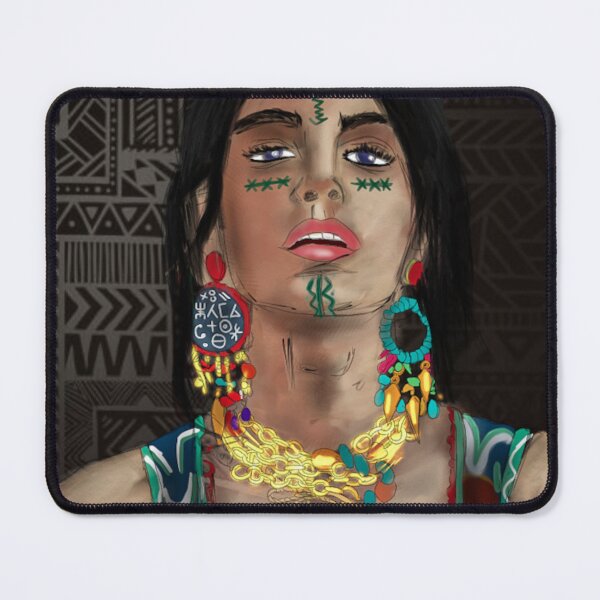 Item preview, Kabyle Amazigh woman portrait berbere arif vibes 4 designed and sold by azghari.