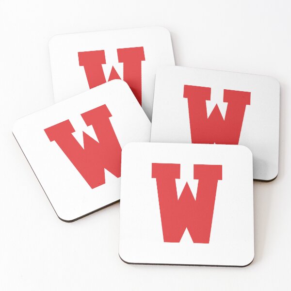Item preview, Alphabet, Red W, Sports letter W designed and sold by TheCultStuff.