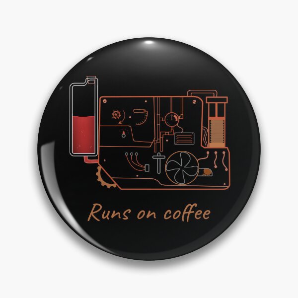 Item preview, Coffee powered  designed and sold by Trashy-Designs.