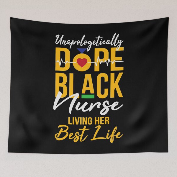Item preview, Unapologetically Dope Black Nurse Living Best Life RN Gift designed and sold by rileyamiy.