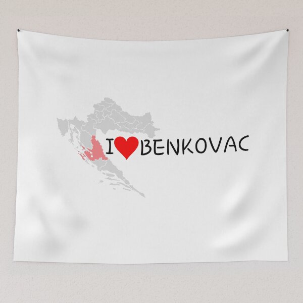 Item preview, "I Love Benkovac" designed and sold by MC Art Studio.