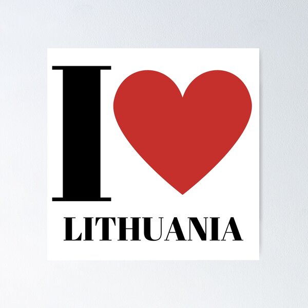 Item preview, I love Lithuania designed and sold by freedom4life.