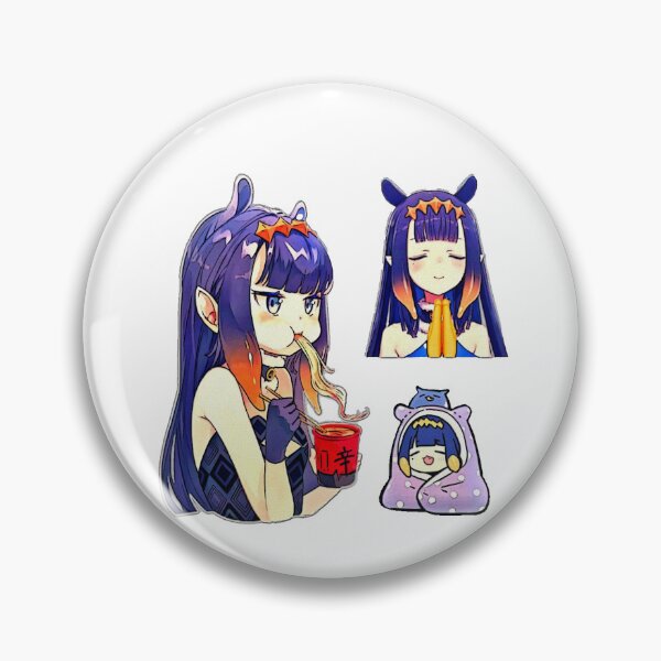 Item preview, Ouro Kronii Hololive Ninomae Inanis Ninomae Sticker designed and sold by harveyqueen.