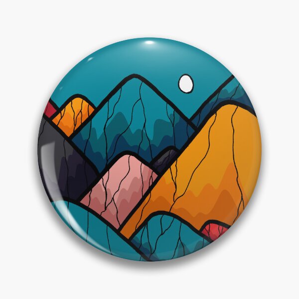 Item preview, Round rock peaks designed and sold by Swadeillustrations.