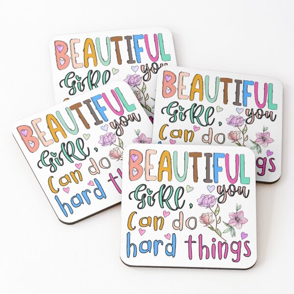Item preview, Beautiful girl, You can do hard things designed and sold by dalypdesign.