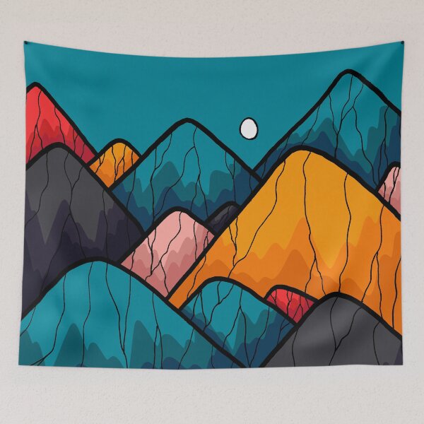 Item preview, Round rock peaks designed and sold by Swadeillustrations.