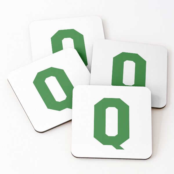 Item preview, Alphabet, Green Q, Sports letter Q designed and sold by TheCultStuff.