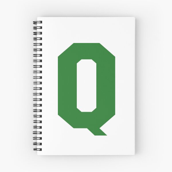 Artikelvorschau, Alphabet, grünes Q, Sportbuchstabe Q entworfen und verkauft von TheCultStuff.
